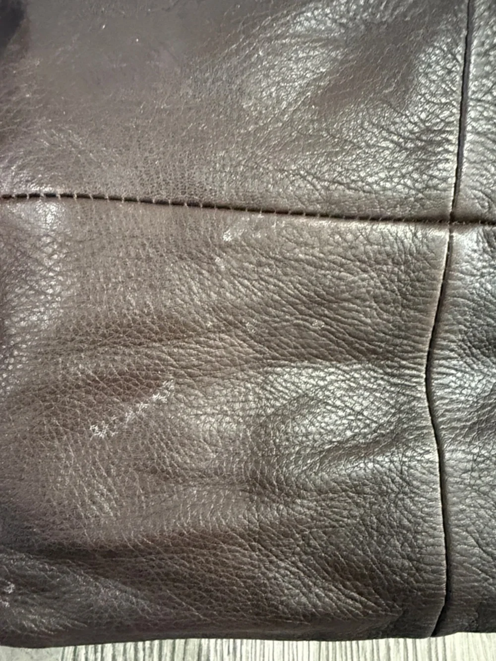 Fossil Dark Brown Leather Messenger Crossbody‎